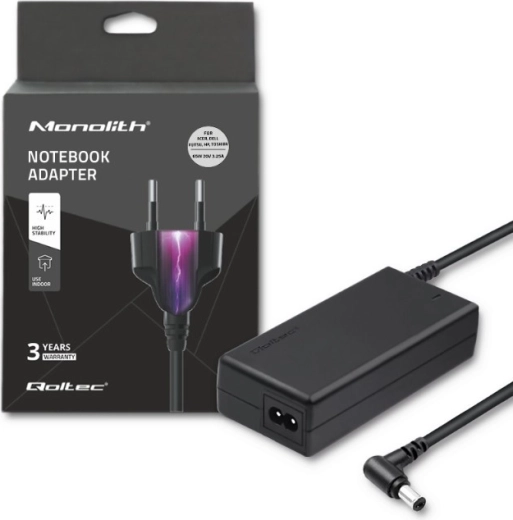 Napajalni adapter za prenosnik 65 W, 20 V, 3,25 A, konektor 5,5 × 2,5 mm