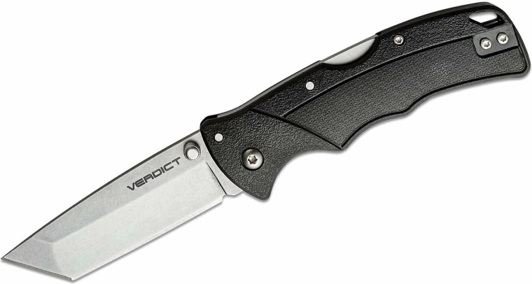 Zložljiv nož Cold Steel Verdict 3" Tanto, stonewash, črn GFN