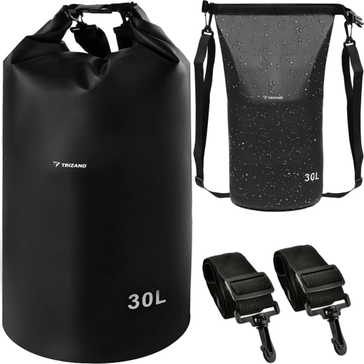 Waterproof dry bag 30 L black