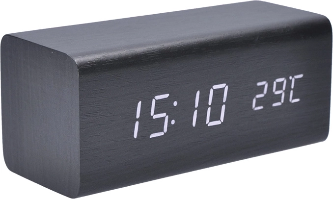 Elegant LED display with thermometer