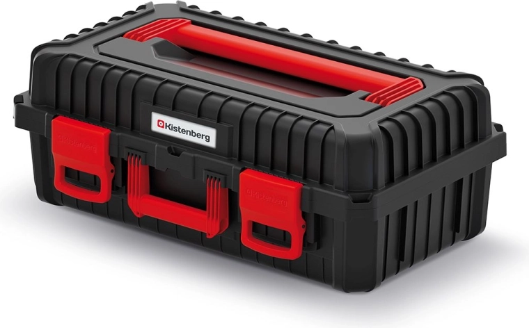 Kovček za orodje s penasto oblogo Heavy, 585 × 360 × 217 mm, črn