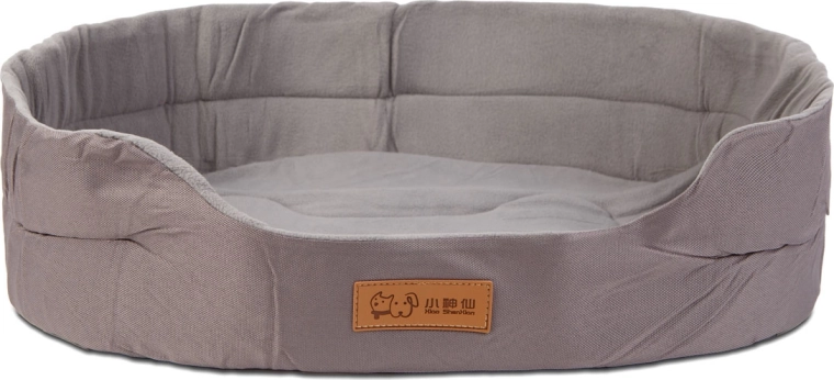 Siva postelja za pse 40 × 30 × 11 cm