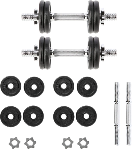 Nastavljivi ročni uteži HMS 2 × 7 kg