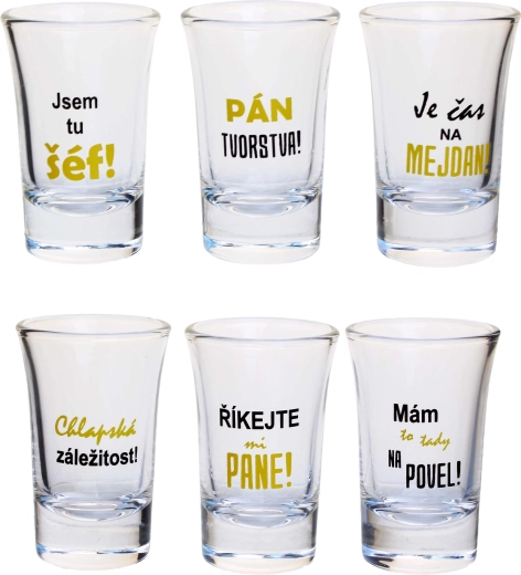 Darilni set kozarčkov TORO moška stvar 6×40 ml