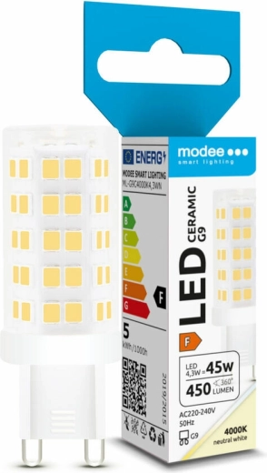 LED žarnica G9 4,3 W nevtralno bela Modee Lighting