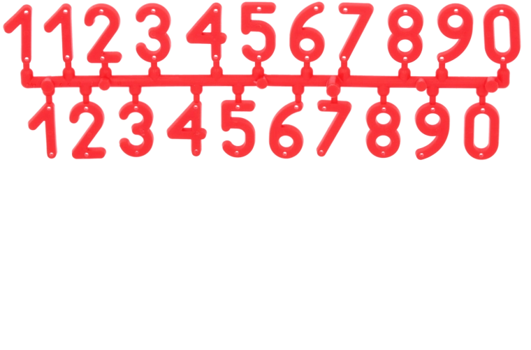 Komplet številk za panje, 50 kosov