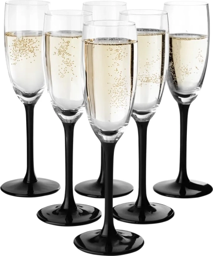 Onyx set 6 kozarcev za šampanjec 180 ml