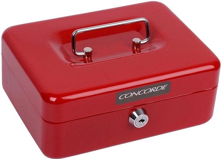 Kovinska blagajna Concorde 22 rdeča