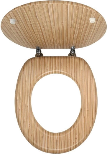 WC deska iz bambusovega furnirja