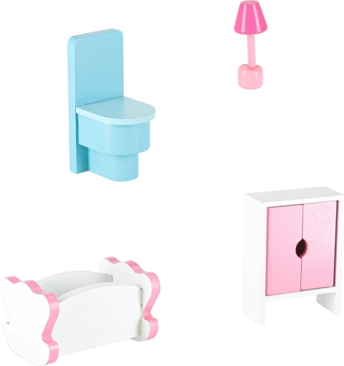 Bogata garnitura lesenega pohištva