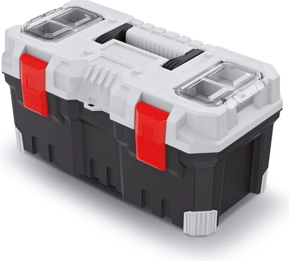 Plastičen kovček za orodje Titan Plus 55 cm, siv