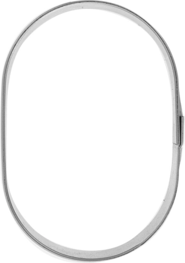 Nerjaveč modelček za izrezovanje – oval
