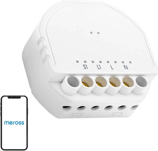 Inteligentno stensko stikalo Meross z Wi‑Fi za Apple HomeKit