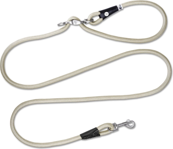 Curli nastavljiv povodec za pse Vario Comfort light-tan