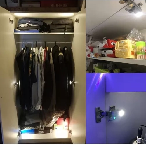 Universal use in cabinets and wardrobes