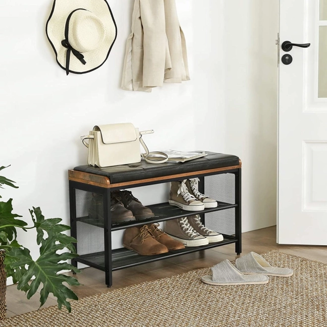 Stable metal frame in an industrial style