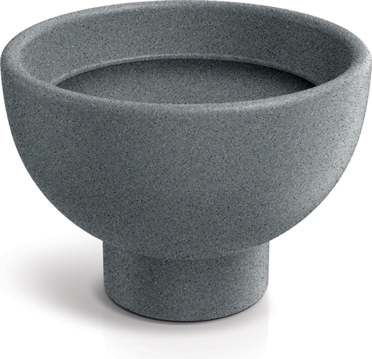 Cvetlični lonec GANE 30 cm granitno siv