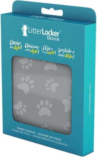 LitterLocker tekstilni ovitek za koš Design Cat Paws