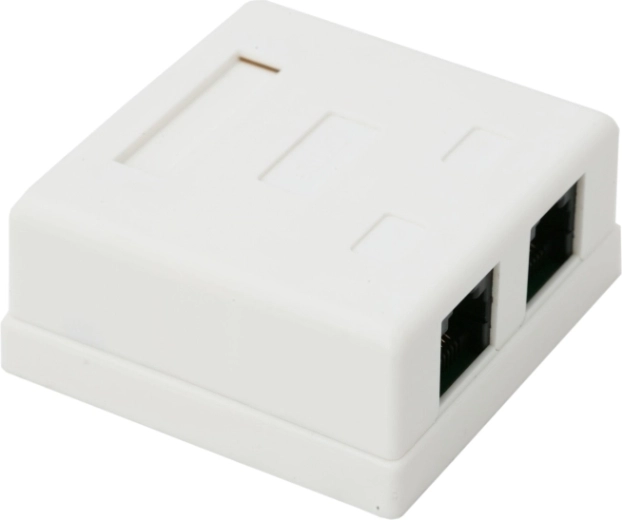 Dvojna stenska vtičnica RJ45 UTP Cat.5