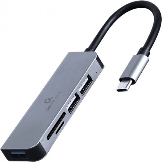 3-portni USB-C Hub z bralnikom kartic