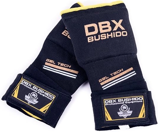 DBX Bushido gel notranje rokavice črno-rumene – S/M