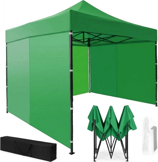 Avtomatski vrtni party šotor 3 × 3 m zelen MultiGarden