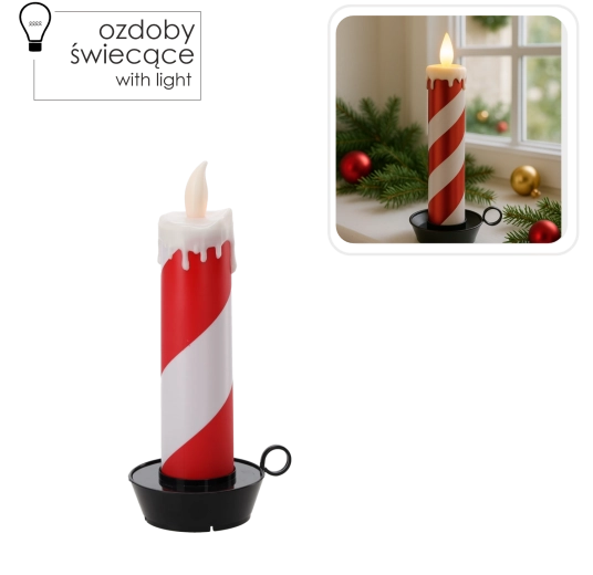 Topla migetajoča svetloba brez plamena