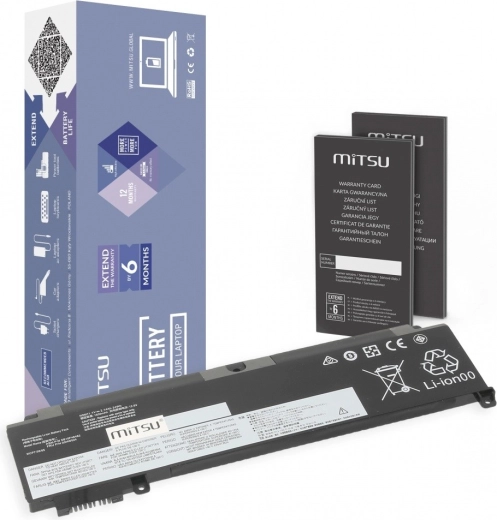 MITSU baterija za Lenovo ThinkPad T460s in T470s 2140 mAh (24 Wh)