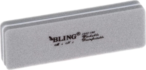 Mini polirnik za nohte BLING 100/180 – ploščat, širok