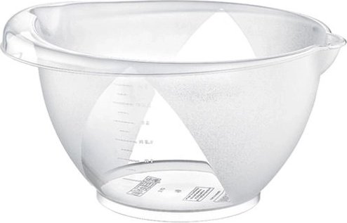 Prozorna ovalna mešalna skleda 3 l z merilno lestvico