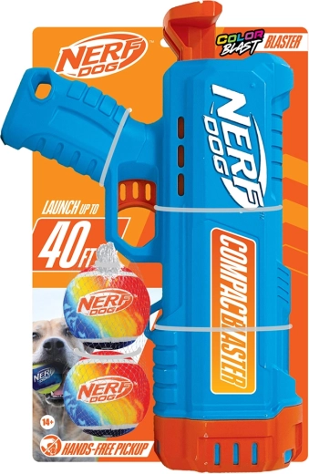 Nerf Dog kompaktni blaster za žogice + 2 teniški žogici