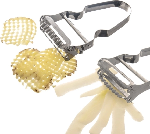 Dve rezili za lupljenje in dekorativne reze