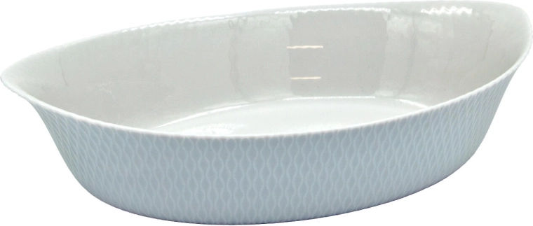 Ovalna pekač posoda SMART CUISINE WAVY GRANIT 32 × 20 × 7,4 cm, siva