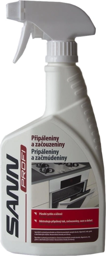 SANN Profi čistilo za zažgane ostanke in zadimljeno steklo 500 ml