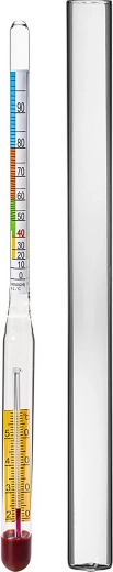 Alkoholometer s termometrom 0–95 %