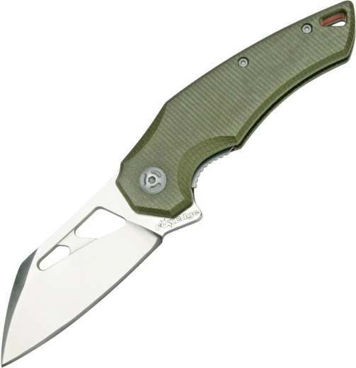 Fox Knives Atrax MOD Edge zložljiv žepni nož 8 cm zelena micarta