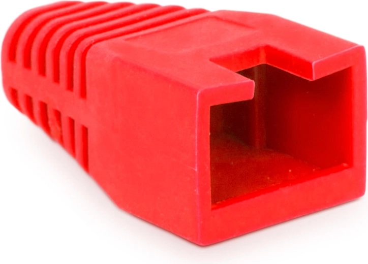 Cable Strain Relief Boot 8P8C - 100 pcs – Red