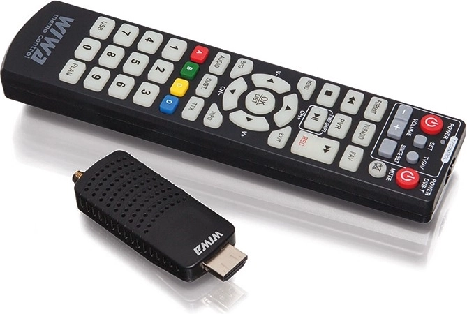 WIWA mini LED tuner DVB‑T2 H.265/HEVC s PVR in HDMI