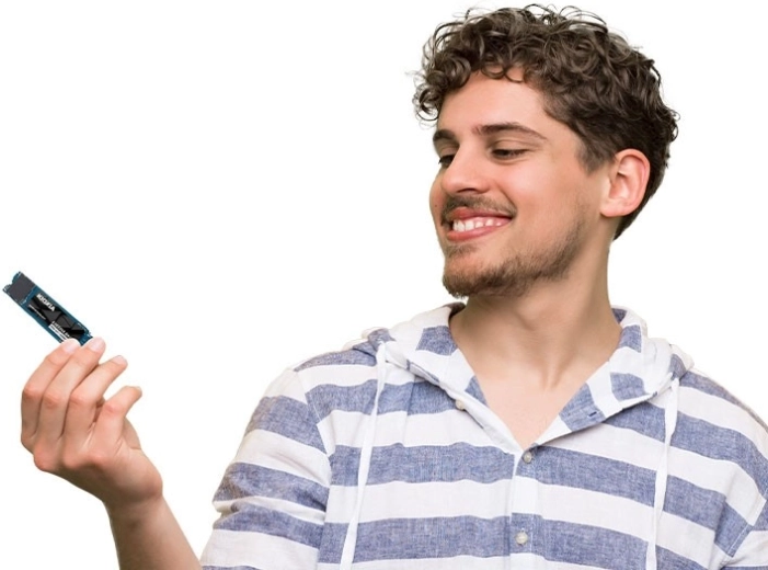 Kompakten M.2 2280 za enostavno namestitev