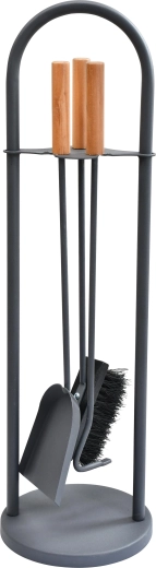 kaminško orodje z lesenim ročajem 55 cm