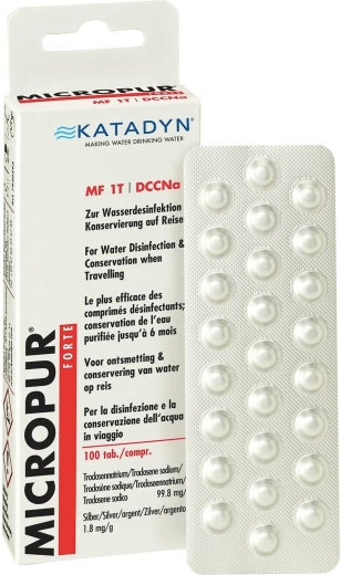 Katadyn Micropur Forte MF1/100T tablete za dezinfekcijo vode 100 kosov