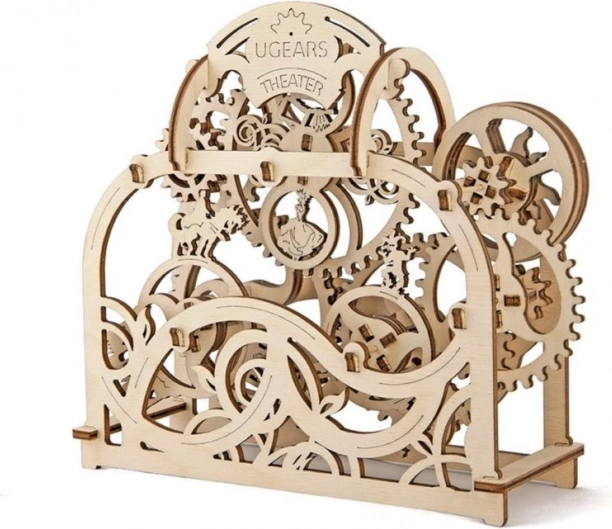 Ugears 3D mehanska sestavljanka Gledališče (70 delov)