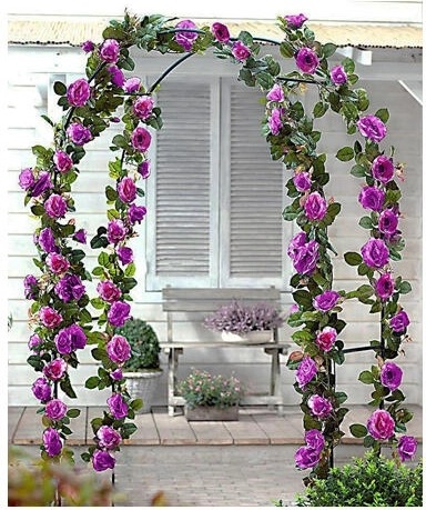 Lokasta opora za vzpenjavke 240 × 140 × 37 cm, kovinska, zelena