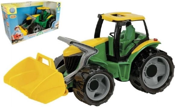 Otroški traktor z žlico Zeleno-Rumeni
