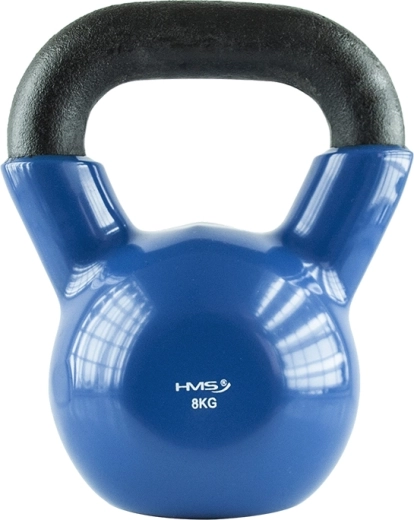 Kettlebell HMS 8 kg z vinilno prevleko