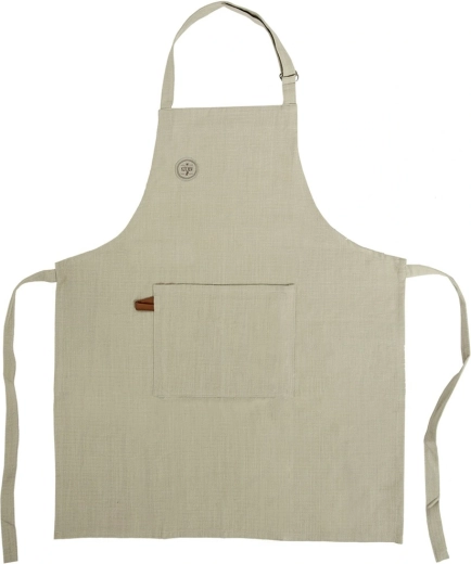 Bombažna kuhinjska predpasnika na zavezovanje GREENISH, zelena