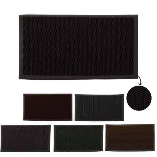 Vhodna preproga z 3D strukturo 45 × 70 cm, siva