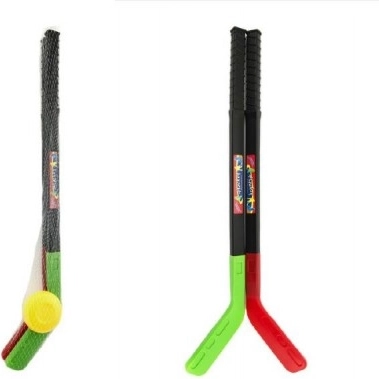 Otroške hokejske palice s ploščkom TEDDIES 70 cm