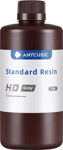 Anycubic standard resin hd siva 1 kg