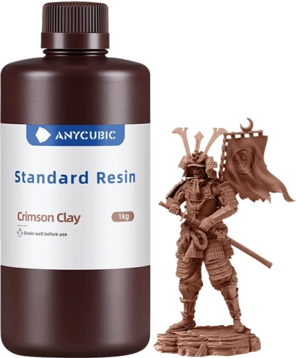 Anycubic standardna smola za LCD/DLP 3D tisk (Crimson Clay – karminasta glina)